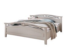 Bett >SZ-0111< (BxHxT: 197x88x212 cm) in weiß...