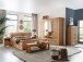 Kleiderschrank >SZ-0079< (BxHxT: 254x215x62 cm) Kiefer eichefarbig - 254x215x62 (BxHxT)