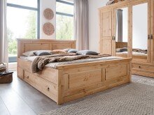 Schubkasten >SZ-0079< (BxHxT: 155x26x68,5 cm) Kiefer eichefarbig- 155x26x68,5 (BxHxT)
