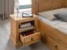 Schlafzimmer-Set >SZ-0079< in eiche aus Kiefernholz geölt und gebeizt