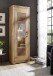 Vitrine >WZ-0315< (BxHxT: 66x201x40 cm) in natur geölt - 66x201x40 (BxHxT)