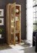 Vitrine >WZ-0315< (BxHxT: 66x201x40 cm) in natur geölt - 66x201x40 (BxHxT)