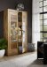 Vitrine >WZ-0315< (BxHxT: 106x201x40 cm) in natur geölt - 106x201x40 (BxHxT)