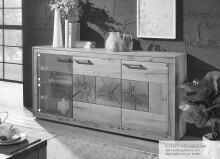 Sideboard >WZ-0315< (BxHxT: 171x85,5x40 cm) in natur geölt - 171x85,5x40 (BxHxT)