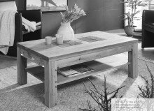 Couchtisch >WZ-0315< (BxHxT: 118x45x70 cm) in natur geölt - 118x45x70 (BxHxT)