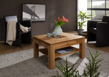 Couchtisch >WZ-0315< (BxHxT: 70x45x70 cm) in natur geölt - 70x45x70 (BxHxT)