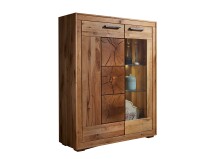 Highboard >WZ-0315< (BxHxT: 103x135x40 cm) in naur...