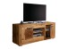 TV-Schrank >WZ-0315< (BxHxT: 200x62,1x46 cm) in natur geölt aus Wildeiche