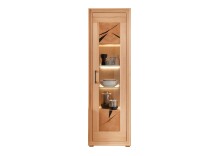 Vitrine >WZ-0315< (BxHxT: 61,6x201x40 cm) in natur...