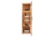 Vitrine >WZ-0315< (BxHxT: 61,6x201x40 cm) in natur geölt - 61,6x201x40 (BxHxT)
