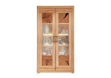 Vitrine >WZ-0315< (BxHxT: 106x201x40 cm) in natur...
