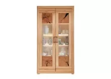 Vitrine >WZ-0315< (BxHxT: 106x201x40 cm) in natur...