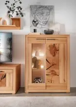 Highboard >WZ-0315< (BxHxT: 103x135x40 cm) in natur...