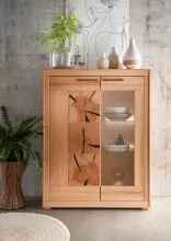 Highboard >WZ-0315< (BxHxT: 103x135x40 cm) in natur...