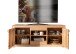 TV-Wand >WZ-0315< (BxHxT: 150x62x46 cm) in natur geölt - 150x62x46 (BxHxT)
