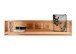 Wandboard >WZ-0315< (BxHxT: 130x30x22 cm) in natur geölt - 130x30x22 (BxHxT)