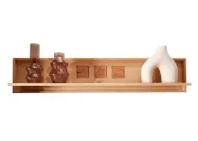 Wandboard >WZ-0315< (BxHxT: 150x30x22 cm) in natur...