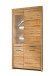 Vitrine >WZ-0169< (BxHxT: 102,2x204,1x40 cm) in natur geölt aus Wildeiche