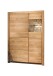 Highboard >WZ-0169< (BxHxT: 102,2x141x35 cm) in natur geölt aus Wildeiche