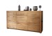 Sideboard >WZ-0169< (BxHxT: 170,4x91,9x45 cm) in natur geölt aus Wildeiche