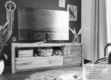 TV-Board >WZ-0169< (BxHxT: 170,4x56x40 cm) in natur geölt - 170,4x56x40 (BxHxT)