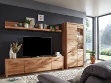 TV-Board >WZ-0169< (BxHxT: 223,1x56x40 cm) in natur geölt - 223,1x56x40 (BxHxT)