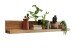 Wandboard >WZ-0169< (BxHxT: 223x25x24 cm) in natur geölt - 223x25x24 (BxHxT)