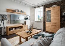 Couchtisch >WZ-0169< (BxHxT: 110x45x70 cm) in natur geölt - 110x45x70 (BxHxT)