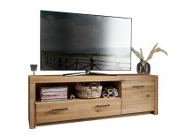 Wohnzimmer-Set >WZ-0169< (BxHxT: 337,6x204,1x40 cm) in natur geölt