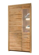 Wohnzimmer-Set >WZ-0169< (BxHxT: 284,9x204,1x40 cm) in natur geölt