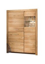 Wohnzimmer-Set >WZ-0169< (BxHxT: 284,9x204,1x40 cm) in natur geölt