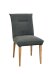 Stuhl >ST-0512< (BxHxT: 50x94x59 cm) in Dunkelgrau aus Eiche - 50x94x59 (BxHxT)