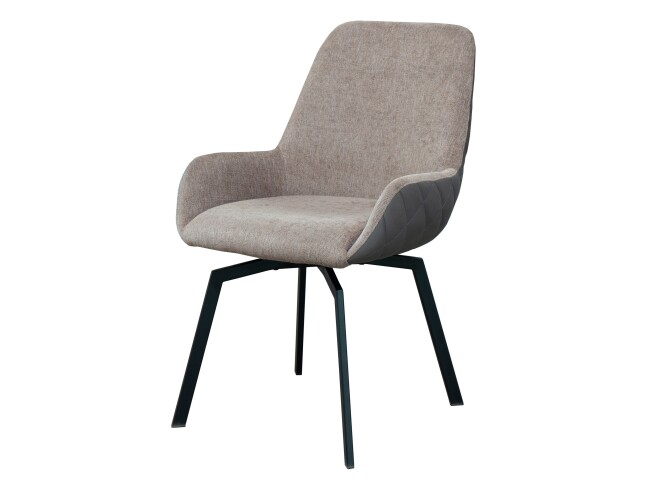 Stuhl >ST-0713< (BxHxT: 55x87x50 cm) in grau aus Metall - 55x87x50cm (BxHxT)