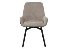 Stuhl >ST-0713< (BxHxT: 55x87x50 cm) in grau aus Metall - 55x87x50cm (BxHxT)
