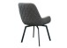 Stuhl >ST-0713< (BxHxT: 55x87x50 cm) in grau aus Metall - 55x87x50cm (BxHxT)