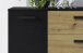 Highboard >BINO< (150,1x78,9x38,5 cm) Eiche/Schwarz