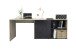 Eckschreibtisch >Valley I< (BxHxT: 118x75x60,5 cm) in Eiche/Matera