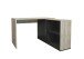 Eckschreibtisch >Valley I< (BxHxT: 118x75x60,5 cm) in Eiche Nb / schwarz Perl
