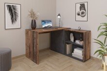 Eckschreibtisch >Valley I< (BxHxT: 118x75x60,5 cm)...