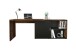Eckschreibtisch >Valley I< (BxHxT: 118x75x60,5 cm) Old Style dunkel/schwarz