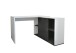 Eckschreibtisch >Valley I< (BxHxT: 118x75x60,5 cm) in weiß Perl / Matera