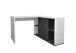 Eckschreibtisch >Valley I< (BxHxT: 118x75x60,5 cm) in weiß Perl / Matera