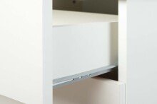 Nachtkommode >WESTPHALEN< (BxHxT: 41x50x40 cm) in weiß - 41x50x40 (BxHxT)