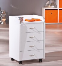 Rollcontainer >Pronti< (BxHxT: 40x65x36 cm) in weiß - 40x65x36 (BxHxT)