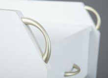 Rollcontainer >Pronti< (BxHxT: 40x65x36 cm) in weiß - 40x65x36 (BxHxT)