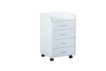 Rollcontainer >Pronti< (BxHxT: 40x65x36 cm) in weiß - 40x65x36 (BxHxT)