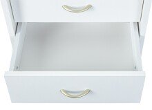 Rollcontainer >Pronti< (BxHxT: 40x65x36 cm) in weiß - 40x65x36 (BxHxT)