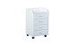 Rollcontainer >Pronti< (BxHxT: 40x65x36 cm) in weiß - 40x65x36 (BxHxT)