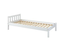 Einzelbett >Vilmar< (BxHxT: 210x70x98 cm) in Weiss - 210x70x98 (BxHxT)