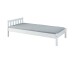 Einzelbett >Vilmar< (BxHxT: 210x70x98 cm) in Weiss - 210x70x98 (BxHxT)